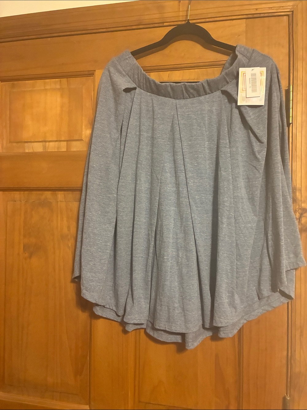LulaRoe Blue skirt with pockets XL